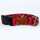 Cseresznyevirág kutya nyakörv és póráz szett