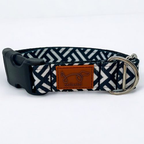 Feketén fehéren kutya nyakörv