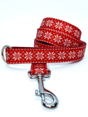 Karácsonyi Pulcsi kutya nyakörv és póráz szett