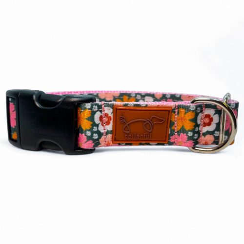 Virágom, virágom kutya nyakörv és póráz szett