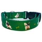 Zöld bucis kutya nyakörv